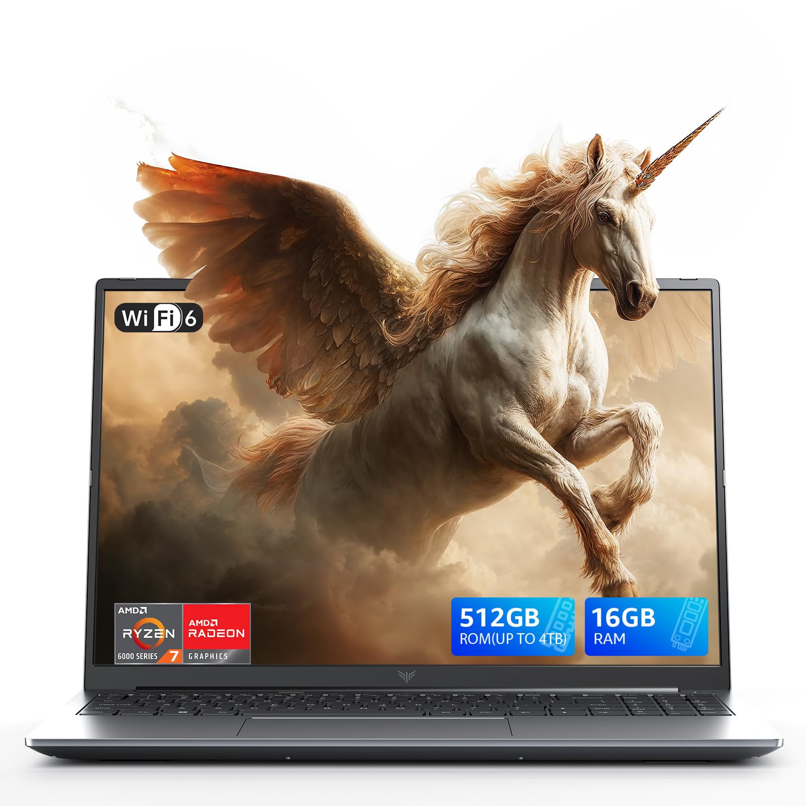 acemagic 16.1 inch ryzen 8-core laptop with metal case ryzen 7 5700u